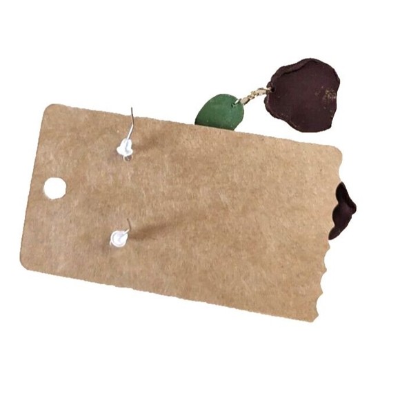 New Clay Owl Earrings Very Pretty Owls. - Picture 2 of 3